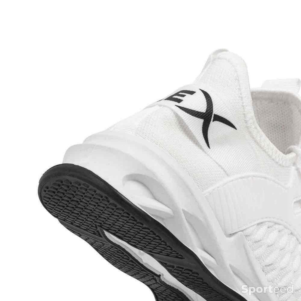 Sportswear - Baskets Chaussures Jelex Homme Blanche - photo 5