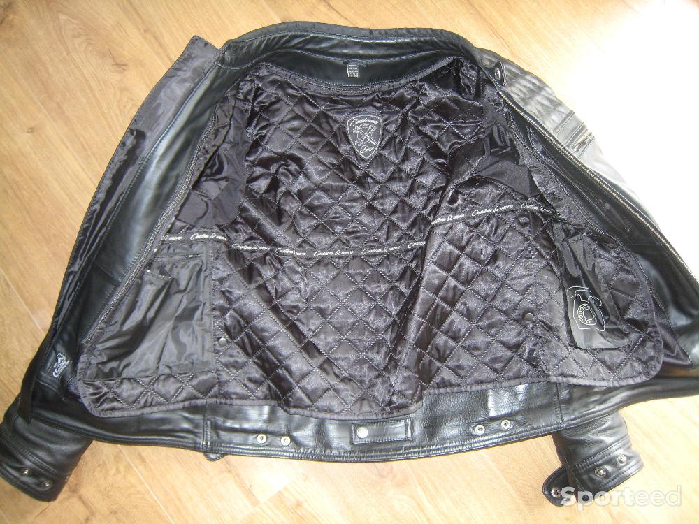 Moto route - BLOUSON CUIR  - photo 2