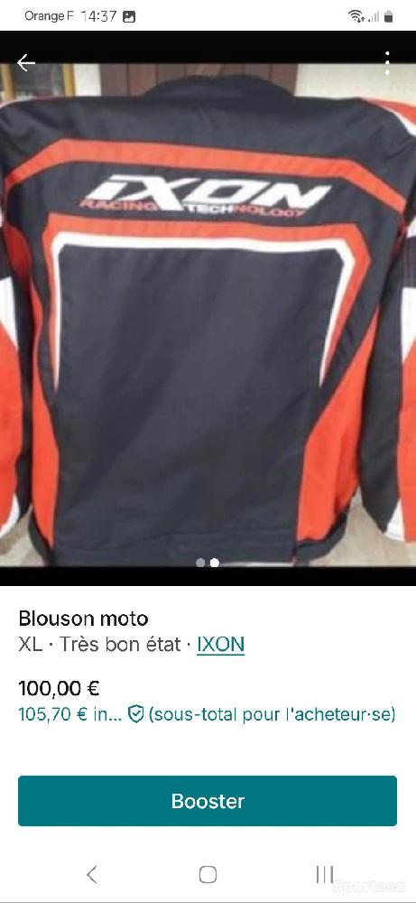 Moto route - Blouson moto XL - photo 1