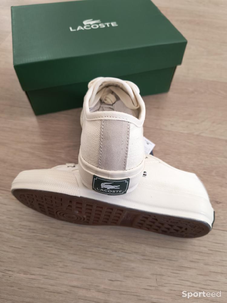 Sportswear - Baskets chaussures Lacoste backcourt neuves taille 37 - photo 2