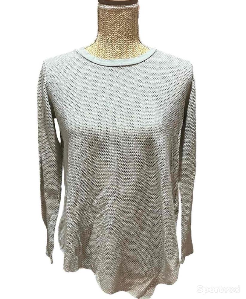 Sportswear - Haut en maille filet gris Coin 1804 Los Angeles Femme - photo 1