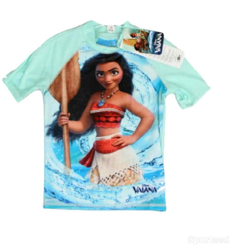 Natation - T-shirt de bain maillot de bain Disney Vaiana Fille Anti-UV - photo 1