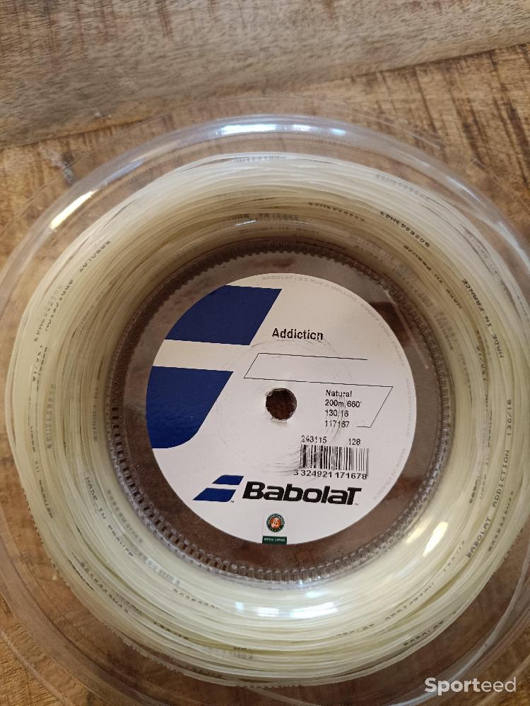 Tennis - Cordage Babolat ADDICTION Addixion 12metres multifilament jauge 16 1.30mm - photo 2