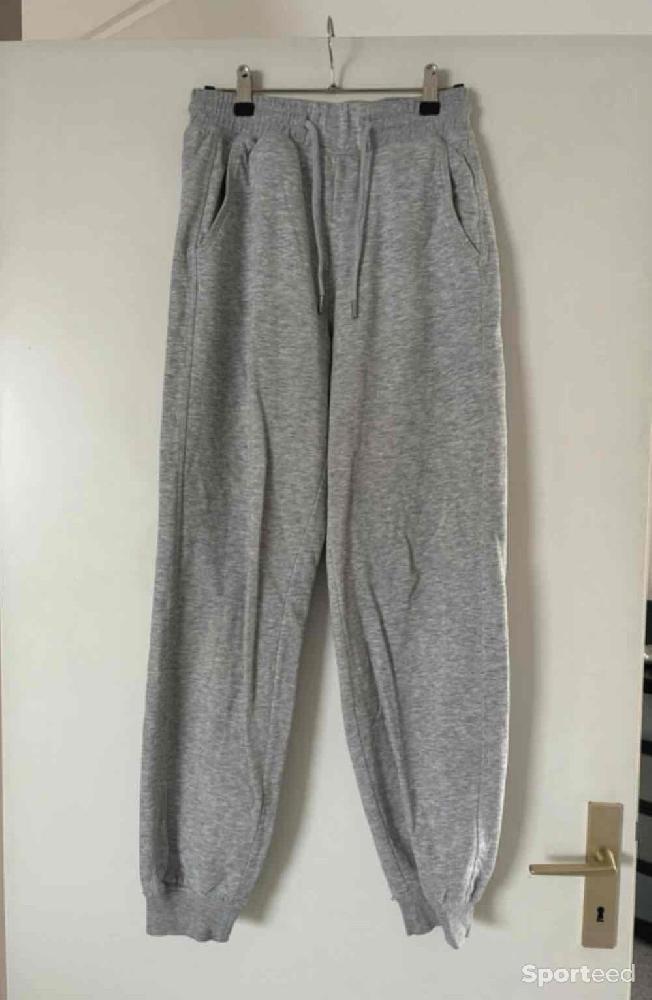 Sportswear - Pantalon molleton gris chiné  - photo 1