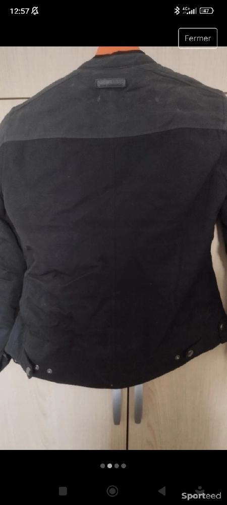 Moto route - Blouson moto mixte gris  - photo 2