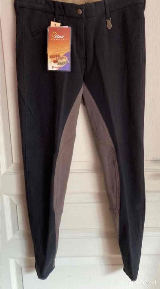 Equitation - Pantalon d’équitation femme Equicomfort noir/gris 44 - photo 1