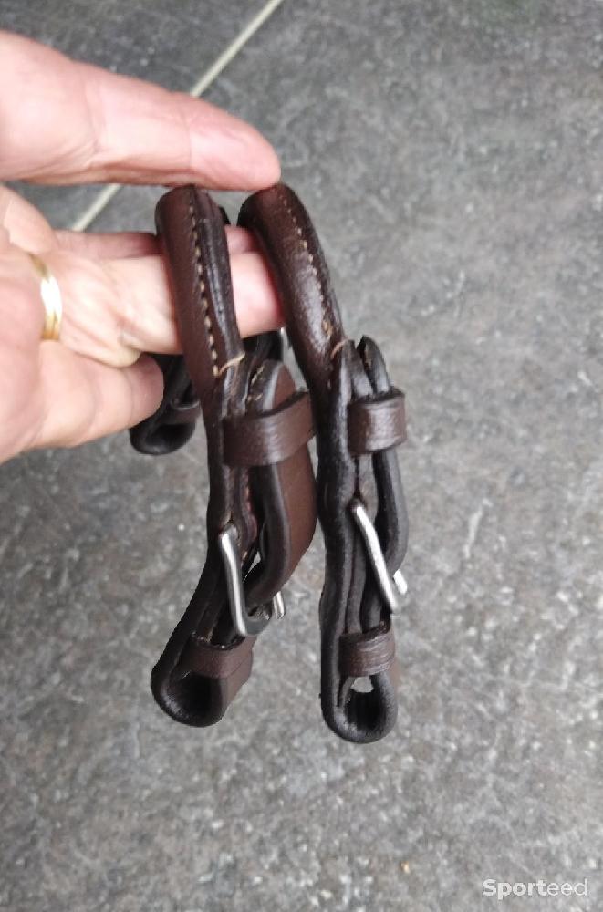 Equitation - Alliances de Pelham cuir marron 22cm - photo 2