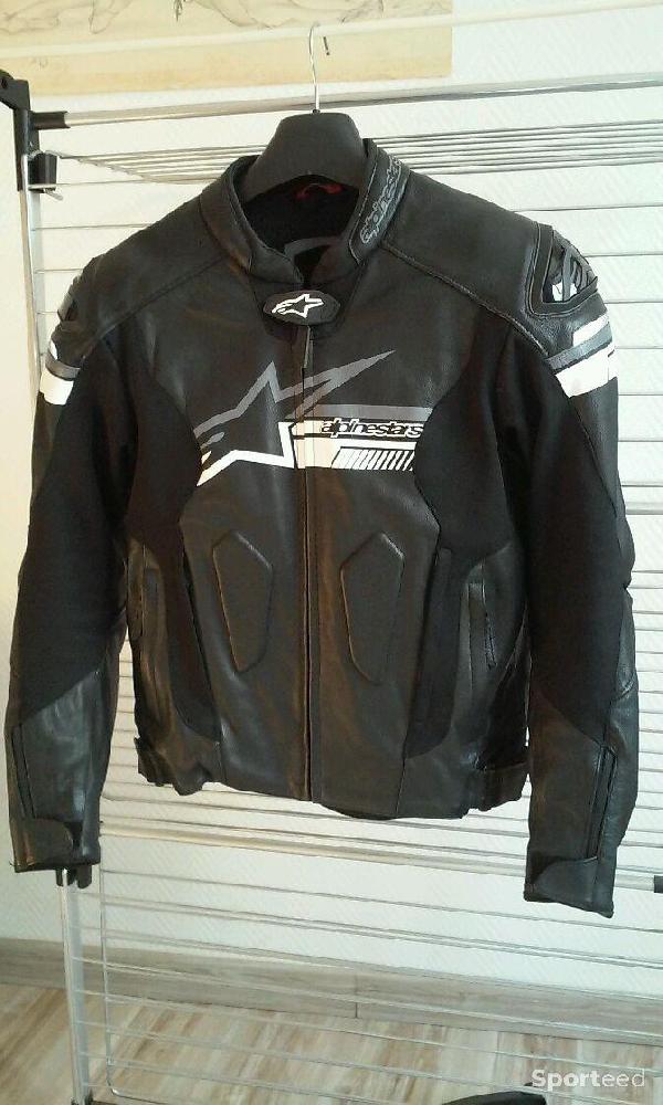 Moto route - Blouson moto cuir ALPINESTARS FUJI AIRFLOW - photo 2