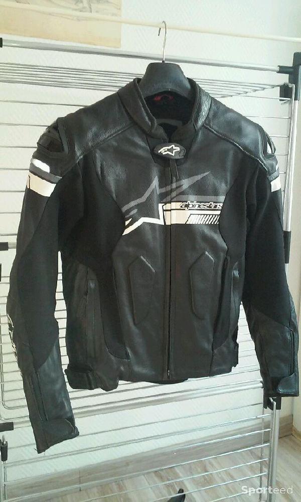 Moto route - Blouson moto cuir ALPINESTARS FUJI AIRFLOW - photo 3