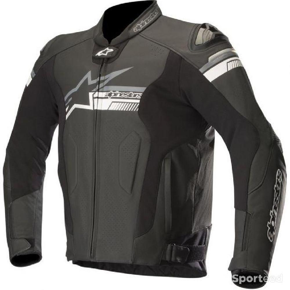 Moto route - Blouson moto cuir ALPINESTARS FUJI AIRFLOW - photo 5