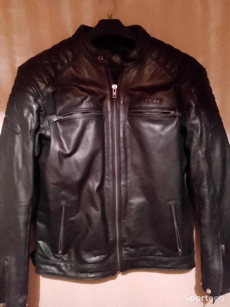 Moto route - Blouson de moto cuir  - photo 1