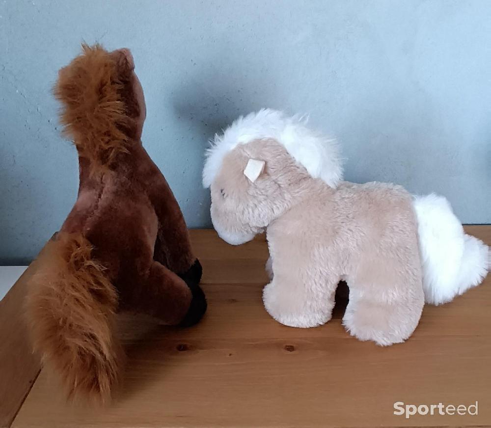 Equitation - Lot de 2 peluches cheval - photo 3