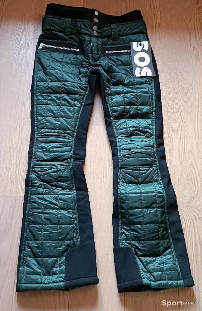 Ski alpin - Pantalon Femme SOS Women BS GENE Pant Green Pine 38 - Neuf avec Étiquette - photo 3