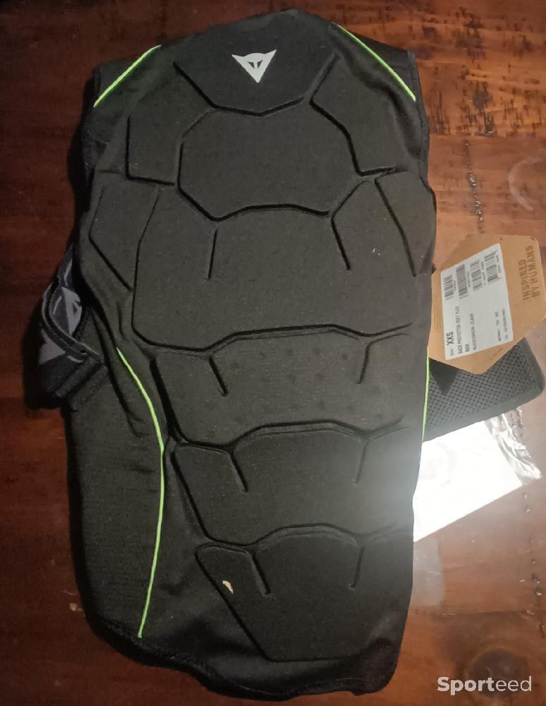 Ski alpin - Dainese Soft Flex Hybrid Back Protector, couleur noir et vert - photo 1