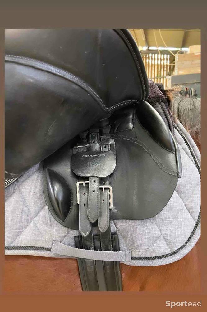 Equitation - Selle de cheval noire  - photo 3