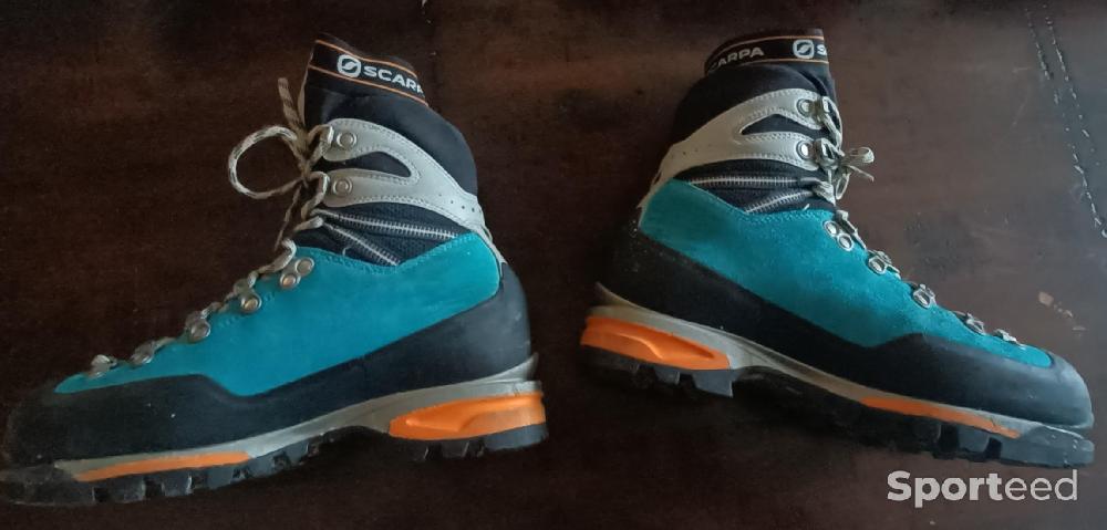 Alpinisme - Montblanc GTX W de Scarpa, couleur bleue, taille 38 - photo 2