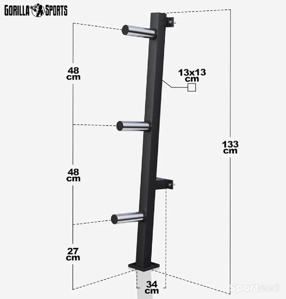 Musculation - Rack/support rangement poids musculation - photo 3