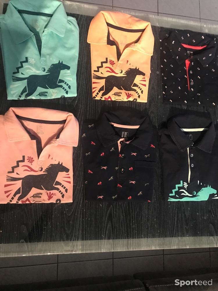 Equitation - Lot de 6 tee shirts d’équitation  - photo 1