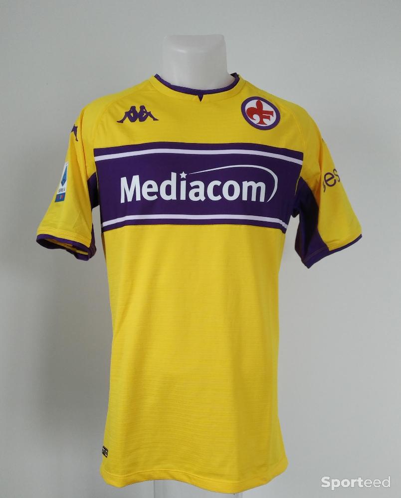 Football - Maillot AC Fiorentina signé par Jonathan Ikoné - photo 1