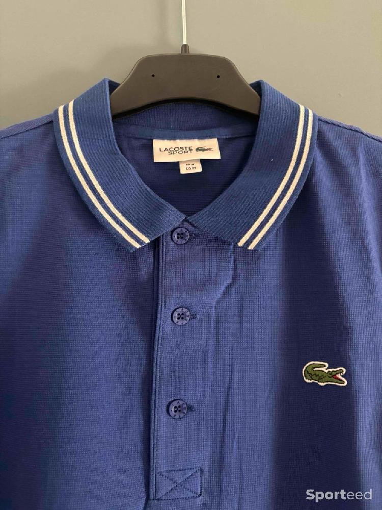 Tennis - Polo Lacoste bleu T.M - photo 2