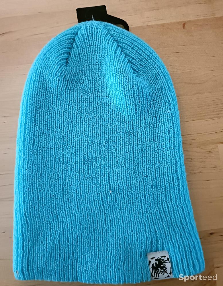 Snowboard - Never Summer – Solid Regular Beanie, Cyan - photo 2