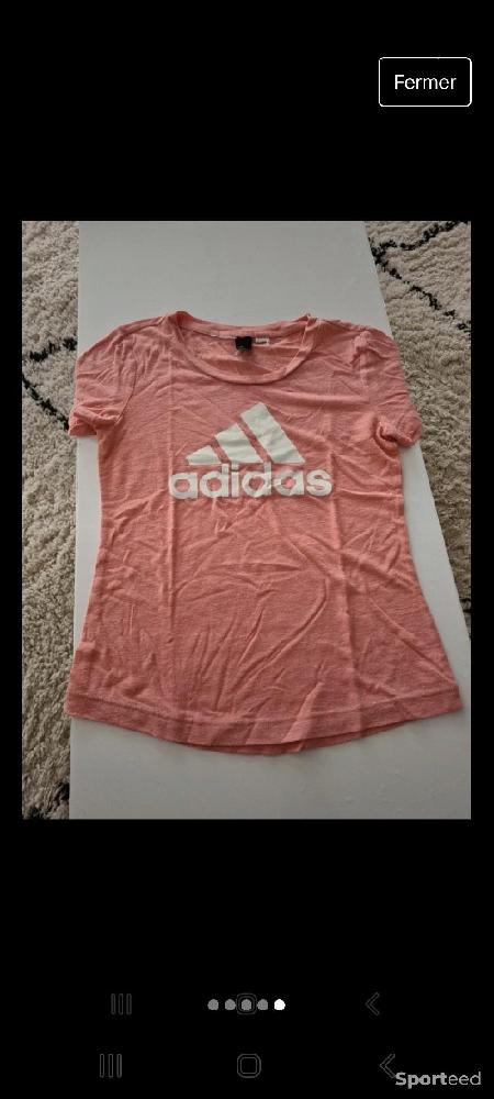 Skateboard / Longboard - Lot : 2 t-shirts Adidas - photo 3