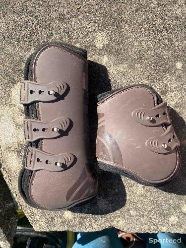 Guêtres cheval marron 