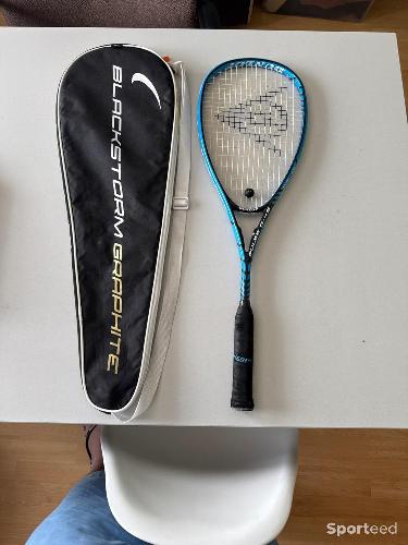 Squash - Raquette de squash Dunlop Blackstorm Graphite Pulse G-45 - photo 4