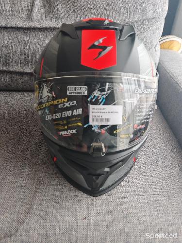 Moto route - NEUF- Casque intégral moto Scorpion Exo 520 - photo 5