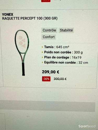 Tennis - Raquette Yonex Percept 100 (300g) - photo 3