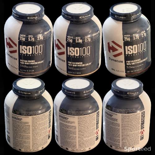 Lot de 3x2,27 kg Dymatize ISO-100 Whey Hydrolysate