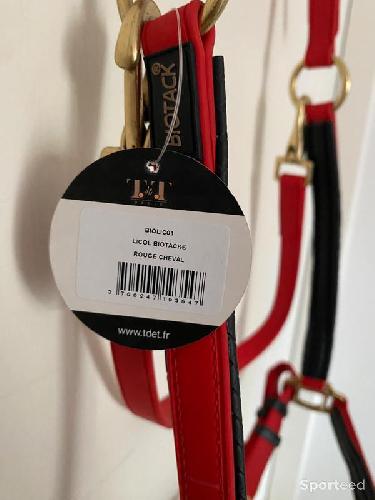 Equitation - Licol BIOTACK® Rouge Cheval - photo 6