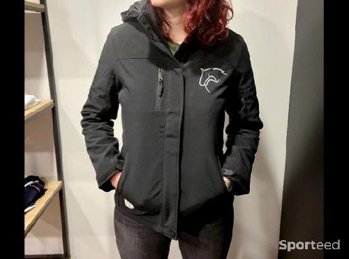 Equitation - Parka à capuche Softshell doublée Femme M - photo 3