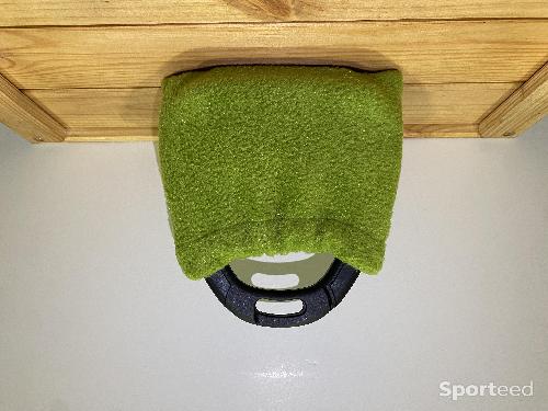 Housses pour étriers polaire vert pomme