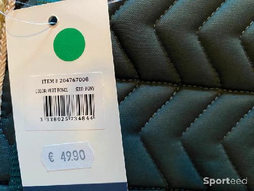 Equitation - Tapis de Selle « Softy » Poney vert foncé - photo 6