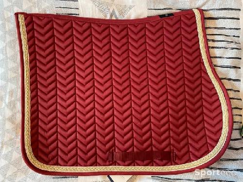 Equitation - Tapis de Selle « Softy » Cheval bordeaux - photo 6