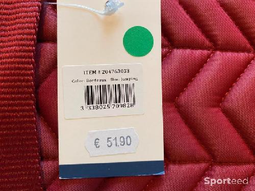 Equitation - Tapis de Selle « Softy » Cheval bordeaux - photo 6