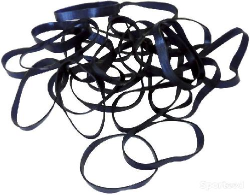 Elastiques Silicone, boîte de 450 marine