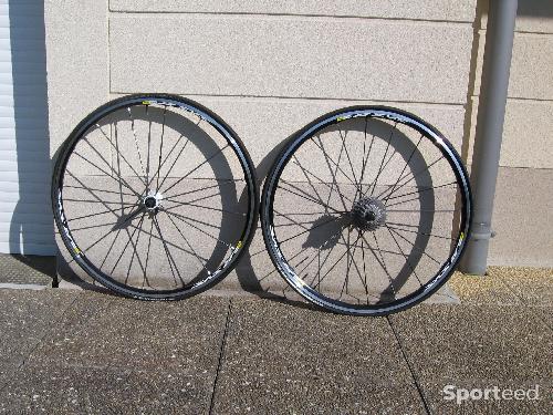 Vélo route - ROUES MAVIC R'SYS + cassette + pneus LE TOUT NEUF ! - photo 4