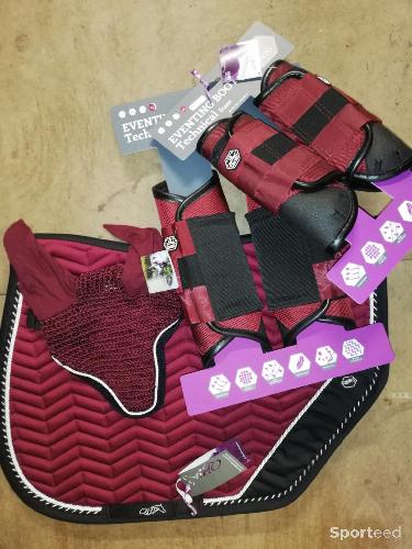 Equitation - tapis +guetres x4 QHP neuf  - photo 4
