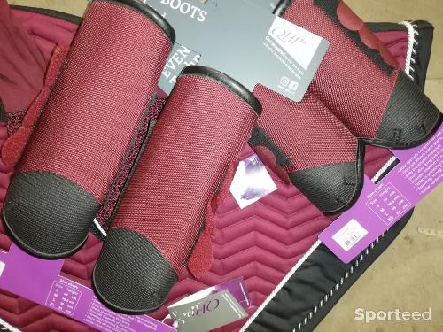 Equitation - tapis +guetres x4 QHP neuf  - photo 4