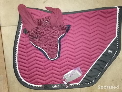Equitation - tapis +guetres x4 QHP neuf  - photo 4