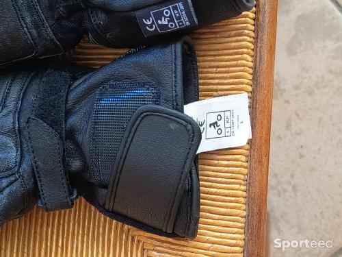 Moto route - Paire de gants moto en cuir Taille L - photo 4