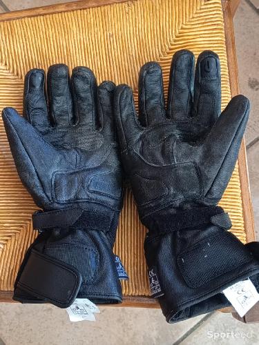 Moto route - Paire de gants moto en cuir Taille L - photo 4