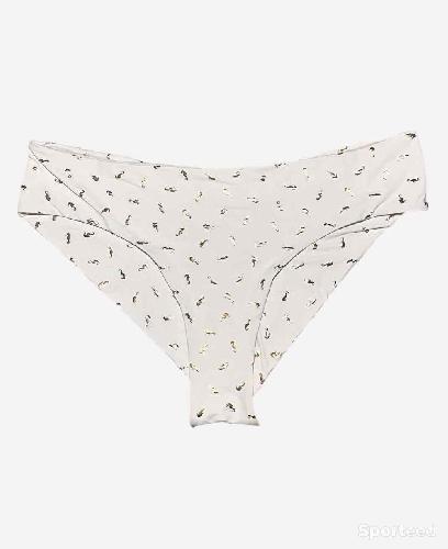 Maillot de bain blanc Motif Hippocampe dorés Ardène Swim