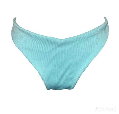 Natation - Bas maillot de bain bleu ciel coupe brésilienne Ardène Swim - photo 3