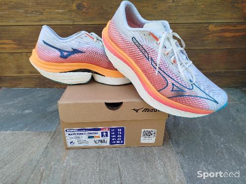 Course à pied route - Mizuno wave rebellion pro carbone  - photo 6