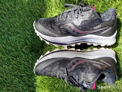 Course à pied trail - Saucony trail peregrine 11 GTX gore-tex  - photo 6