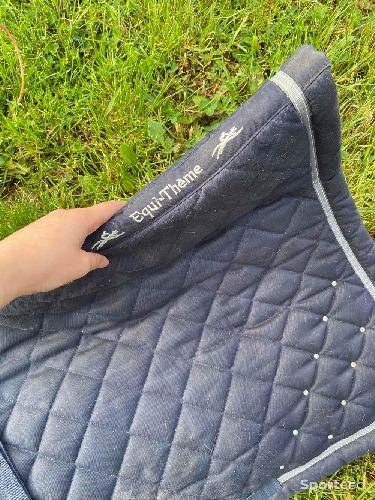 Equitation - Tapis bleu marine avec strass - photo 3