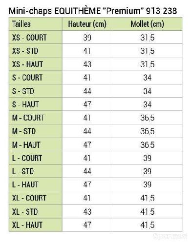 Equitation - Mini-Chaps « Premium » XS/court - photo 6
